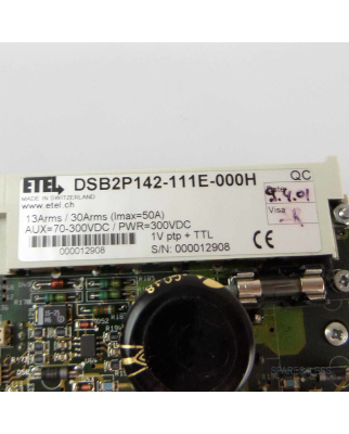 ETEL Servoverstärker DSB2 DSB2P142-111E-000H GEB