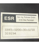 ESR Pollmeier GmbH Servomotor SBK5-0200-30-0/SX GEB