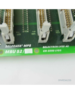 Selecontrol Selectron Board Seledat MPS MBU52 210.489.1BL...