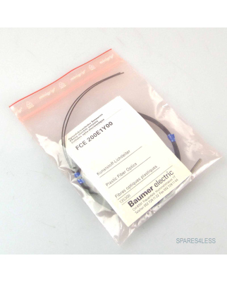 Baumer electric Kunststoff-Lichtleiter FCE200E1Y00 OVP