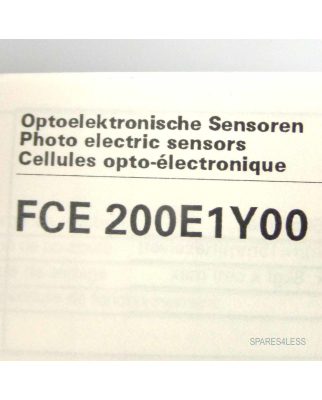 Baumer electric Kunststoff-Lichtleiter FCE200E1Y00 OVP