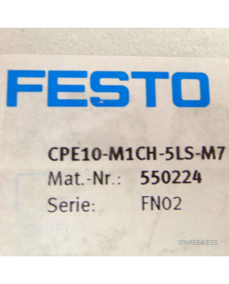 Festo Magnetventil CPE10-M1CH-5LS-M7 550224 OVP