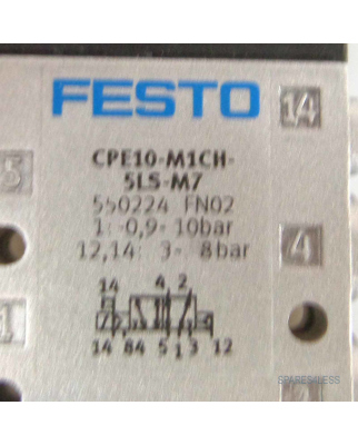 Festo Magnetventil CPE10-M1CH-5LS-M7 550224 OVP