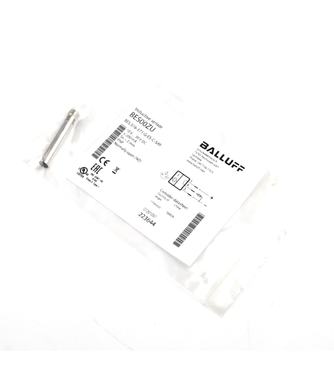 Balluff induktiver Näherungsschalter BES00ZU BES 516-371-G-E5-C-S49 OVP