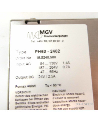 MGV Stromversorgung PH60-2402 15.8240.500 OVP
