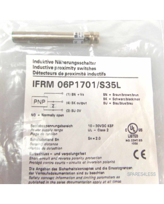 Baumer electric Induktiver Näherungsschalter IFRM 06P1701/S35L OVP