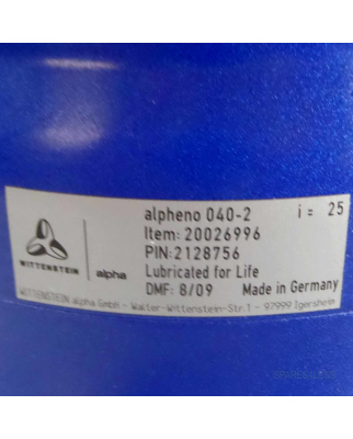 Wittenstein / alpheno Planetengetriebe 040-2 i=25...