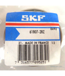 SKF Kugellager Rillenkugellager 61807-2RZ OVP