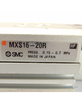 SMC Kompaktschlitten MXS16-20R NOV