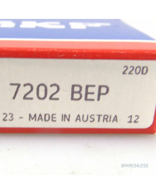 SKF Schrägkugellager 7202 BEP OVP