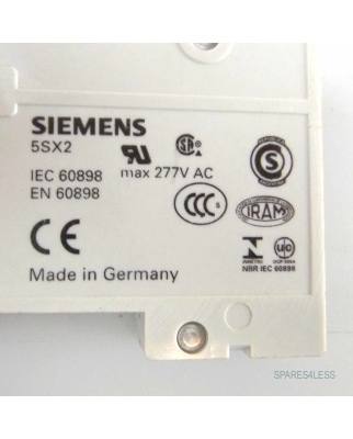 Siemens Leitungsschutzschalter 5SX2110-8 GEB