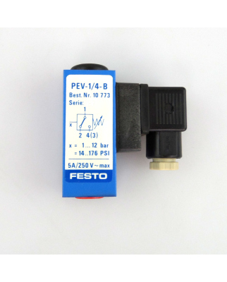 FESTO Druckschalter PEV-1/4-B 10773 OVP