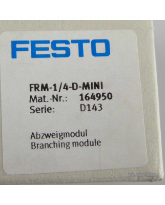 Festo Abzweigmodul FRM-1/4-D-mini 164950 OVP