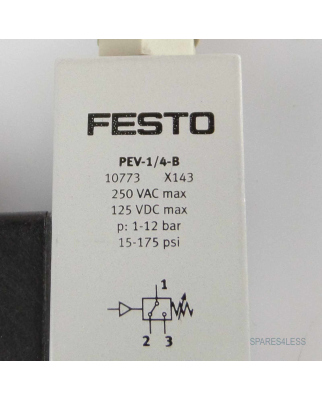 FESTO Druckschalter PEV-1/4-B 10773 GEB