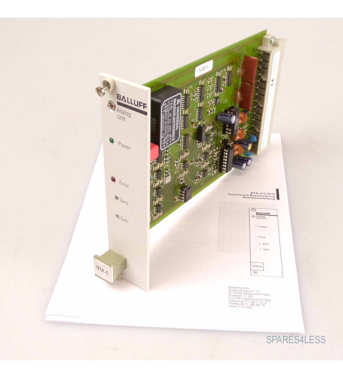 Balluff Analoge Auswerteeinheit BTA-E10-0500-E GEB