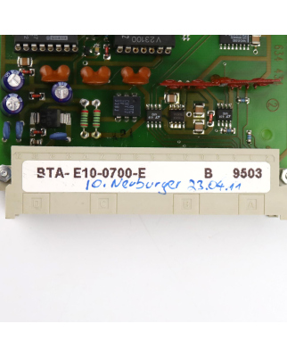 Balluff Analoge Auswerteeinheit BTA-E10-0700-E GEB