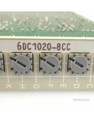 Siemens Simadyn Universalverstärker 6DC1020-8CC E:02 REM