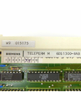Siemens Teleperm M Anschaltbaugruppe 6DS1300-8AB E-Stand: 08 REM