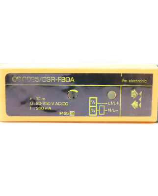 ifm efector Reflexlichtschranke OS0025/OSR-FBOA OVP