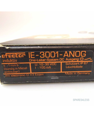 ifm efector induktiver Sensor IE-3001-ANOG OVP