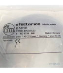 ifm efector induktiver Näherungsschalter IF5018 IFK3004-BPOG/OLED OVP