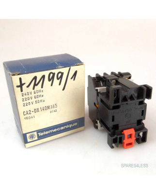 Telemecanique Hilfsschütz CA2-DN140MA65 220V/50Hz 220-240V/60Hz OVP