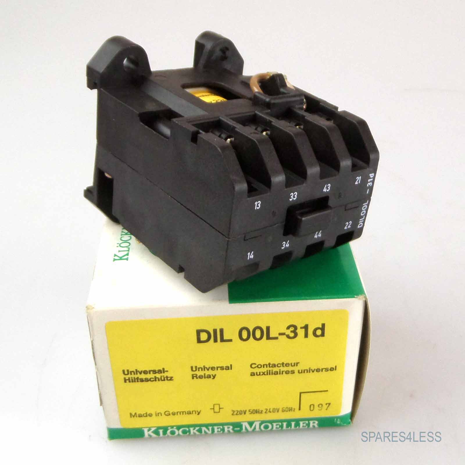 Klöckner Moeller DIL 00L-22 Universalschütz – N Produktbild-Vorschau 2