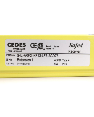 CEDES Safe4 S4L-AEF2I-KF13-LF3-ACD62 +...