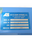 ACCU-SORT SYSTEMS Scanner Model No. 45A Code 41505 GEB