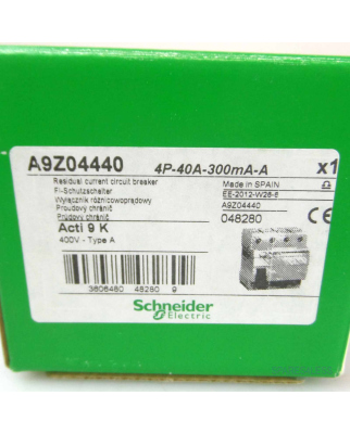 Schneider Electric Fi-Schutzschalter Acti9K A9Z04440 OVP