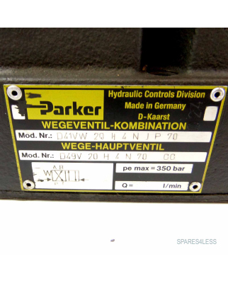 Parker Wegeventil D41VW20H4NJP70 NOV