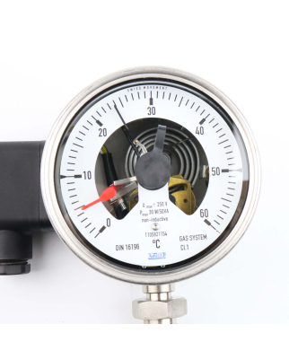 WIKA Temperaturmessgerät Cont 821.3 R73.100/2 0...60°C OVP
