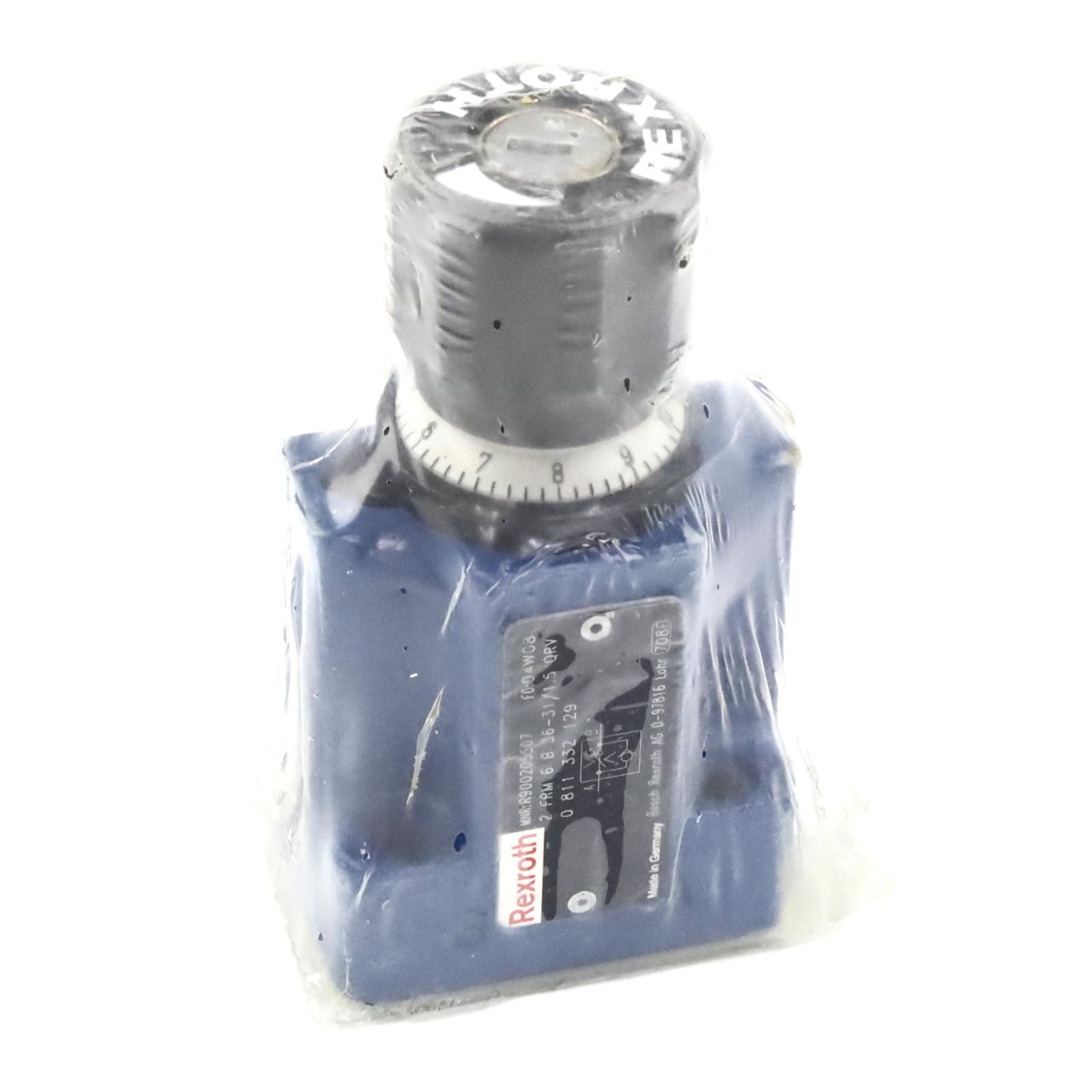 Valvola Di Controllo Flusso Idraulico Bosch Rexroth R900205523 2FRM6B76-3x/25QMV - Nuova!