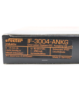 ifm efector induktiver Sensor IF-3004-ANKG OVP