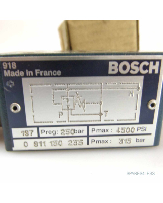 Bosch Druckbegrenzungsventil 0811150235 GEB