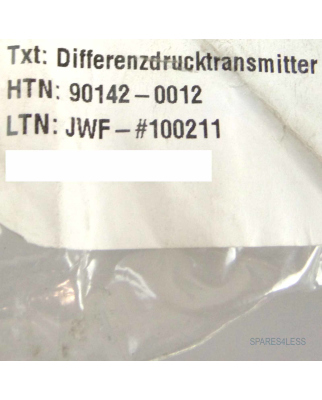 Fröhlich Differenzdrucktransmitter 90142-0012 FXA5050 NOV