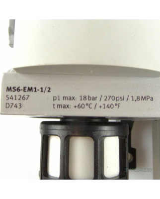 Festo Wartungsgerät MSB6-1/2:C3J1-WP 542268 NOV
