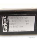bürkert Klappankerventil 330-C-3,0-F-VA G1/4-E-024 GEB