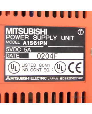Mitsubishi Electric Power Supply Unit A1S61PN GEB