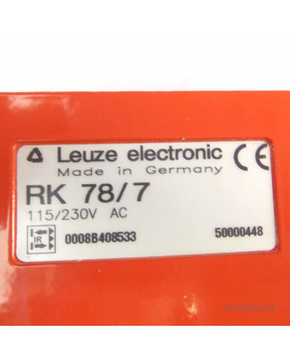 Leuze electronic Lichtschranke RK 78/7 50000448 NOV