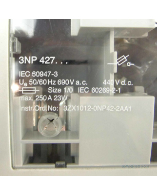 Siemens Sicherungslasttrenner 3NP427 NOV
