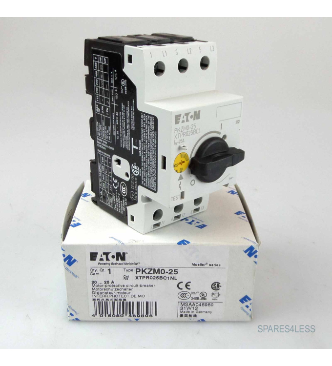 Eaton Pkzm0-25 Motorschutzschalter, 20 - 25A (46989) Elektroshop Wagner
