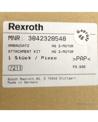 Rexroth Anbausatz HQ 2-Motor 3842328548 OVP