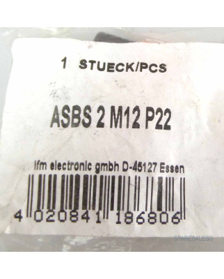 ifm electronic T-Verteiler ASBS 2 M12 P22 OVP