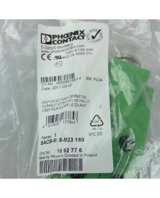 Phoenix Contact Sensor-/Aktor-Box SACB-8/8-M23 180 OVP