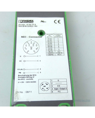 Phoenix Contact Sensor-/Aktor-Box SACB-8/8-M23 180 NOV