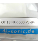 di-soric Lichttaster OT 18 FKR 600 P3-B4 OVP