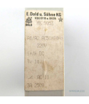 E.Dold & Söhne KG Stromrelais MK9053 220V/ 50/60Hz GEB