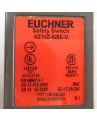 Euchner Sicherheitsschalter NZ1VZ-528E-M 082117 OVP
