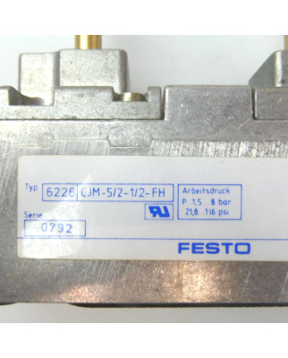 Festo Magnetventil CJM-5/2-1/2-FH 6228 OVP